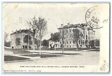 1906 Coe College Williston Hall Exterior Building Cedar Rapids Iowa IA Postcard picture