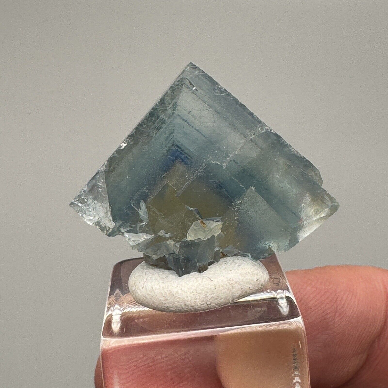 Beautiful Blue Fluorite from La Barre Mine, France