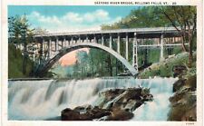 Bellows Falls Saxtons River Bridge 1950  VT  picture