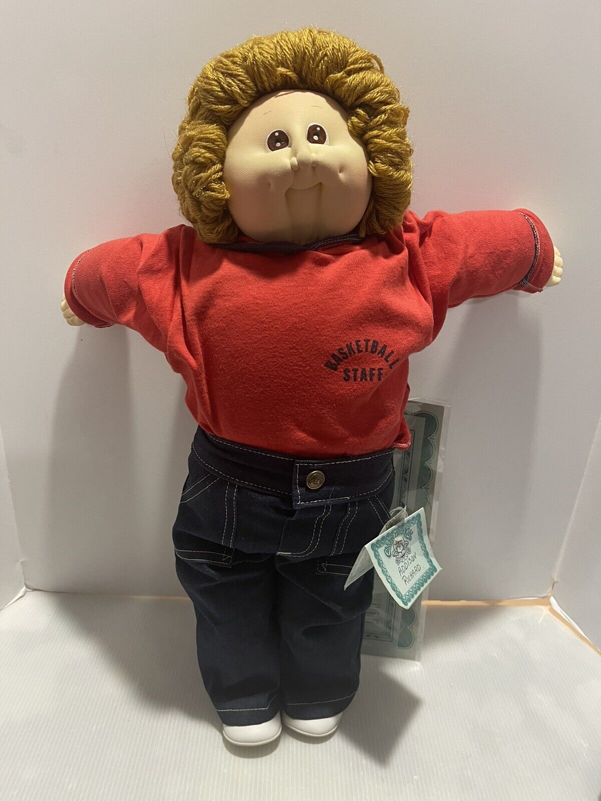 RARE 1984 The Little People Addison Richard  Soft Sculpture Cabbage Patch
