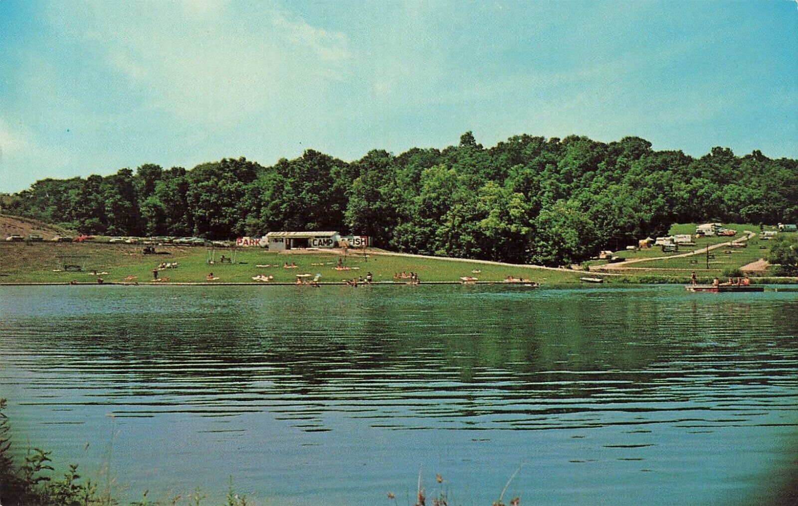 New Concord, Ohio Postcard Wildwood Recreation Park  c  1965  OH6
