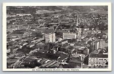 Postcard VA Danville Virginia Airview of Business District c1950s picture