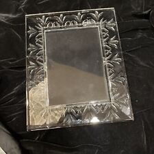 LARGE WATERFORD CRYSTAL FRAME FOR 5x7 PHOTO - TULIP DESIGN 11459 Heavy picture