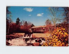 Postcard Covered Bridge Thetford Center Vermont USA North America picture