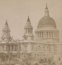 St Paul's Cathedral Ludgate Hill London England Alfred Campbell Stereoview 1896 picture
