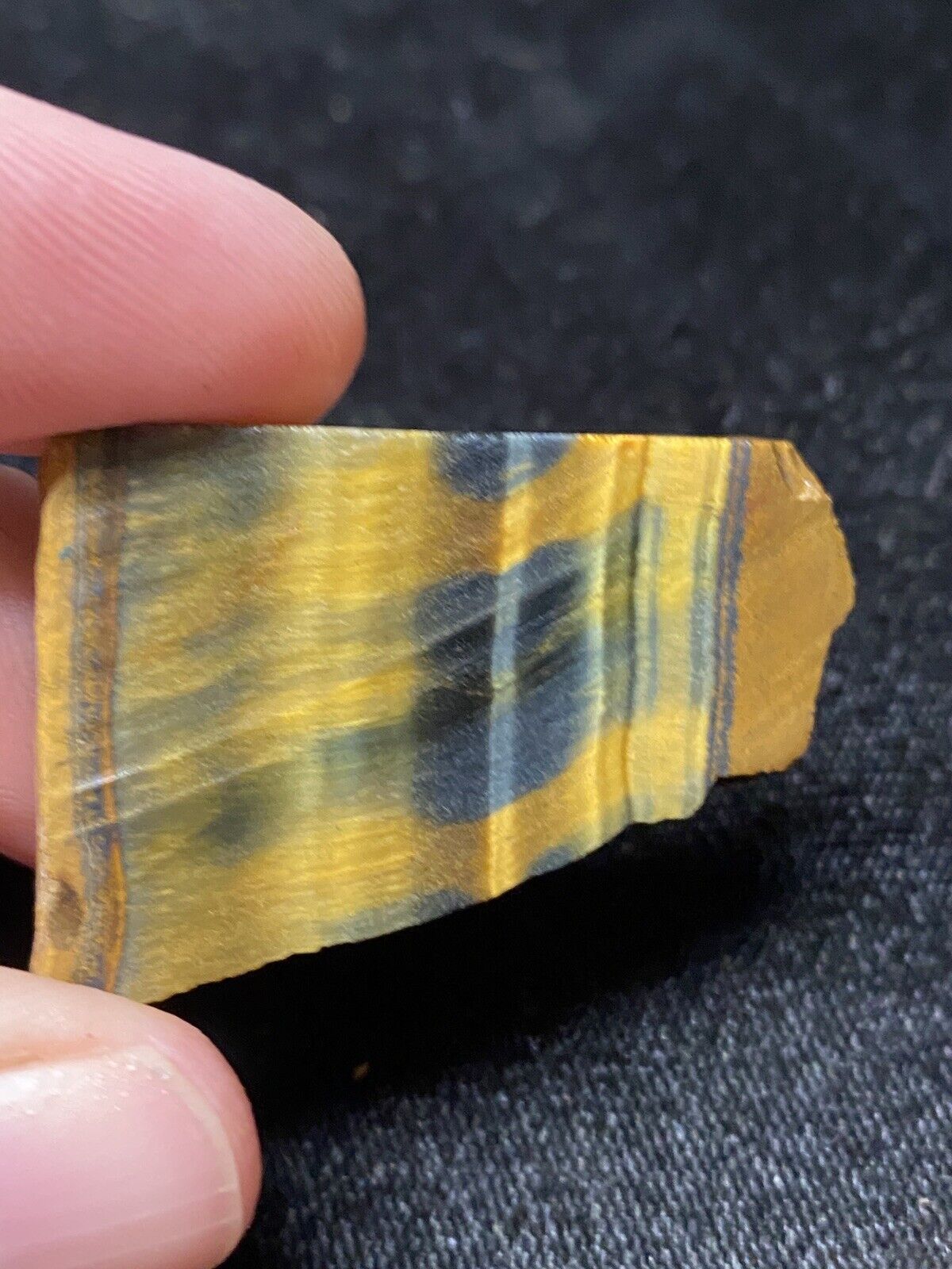 TIGER\'S EYE beautiful polished slab SOUTH AFRICA Rocks Minerals