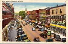 postcard Brattleboro Vermont - Main Street picture