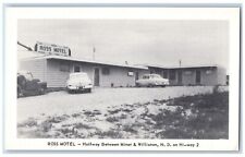 Williston North Dakota Postcard Ross Motel Minot Exterior c1940 Vintage Antique picture