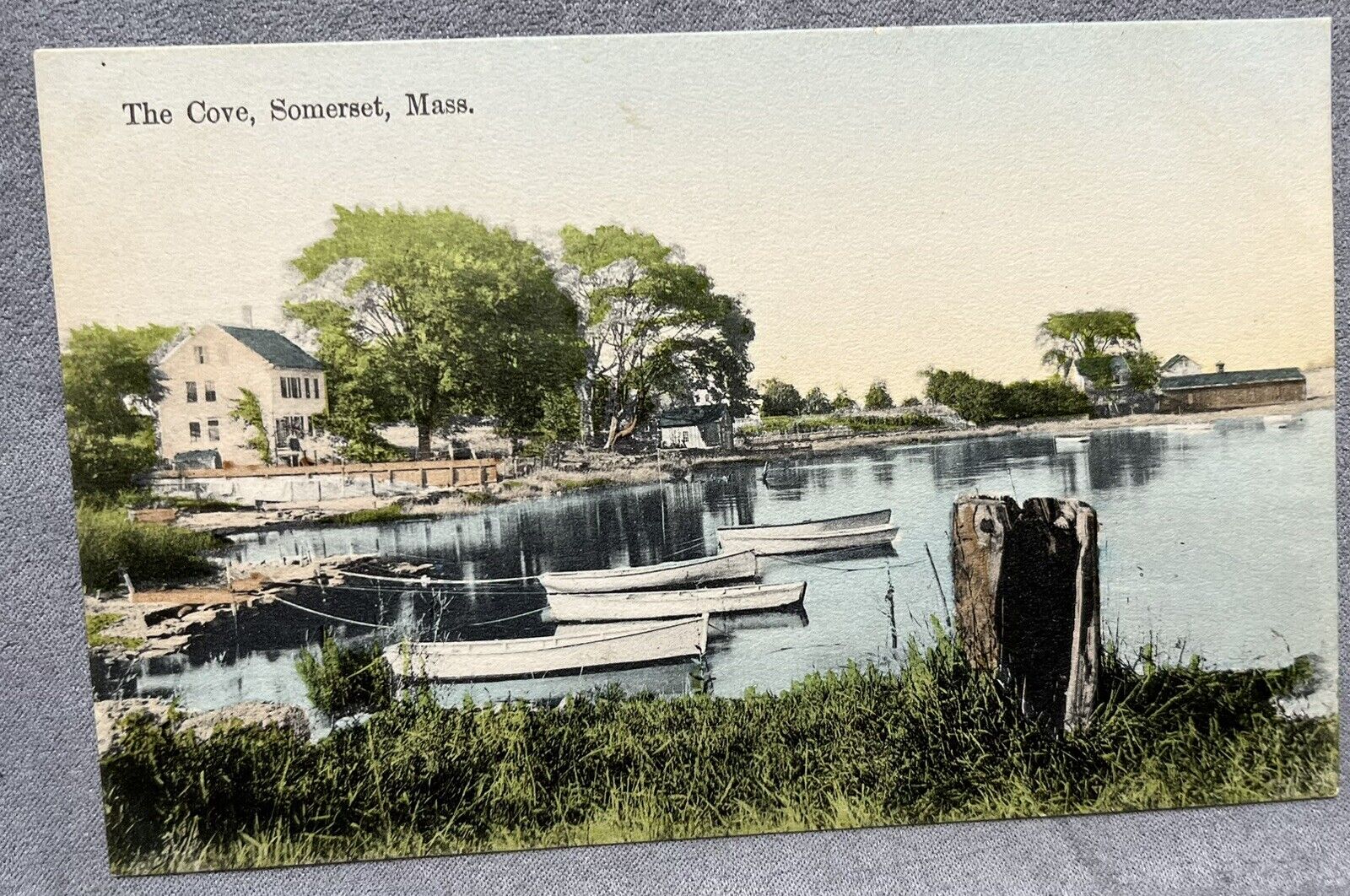 postcard The Cove, Somerset, Mass. 97012