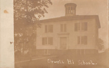 RPPC High School Orwell Pennsylvania 1918 Photo Postcard picture