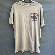 Harley Davidson Motor Cycles Size XL Greenville South Carolina Tee T Shirt Beige picture