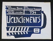ORTF Posters - SFP LICENSES Bar Giscard Clermont Thunder 1978 - 367 picture