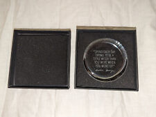 2024 BERKSHIRE HATHAWAY CHARLIE MUNGER QUOTE PAPERWEIGHT picture