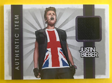 2012 PANINI JUSTIN BIEBER COLLECTION AUTHENTIC EVENT WORN ITEM JUSTIN BIEBER #19 picture