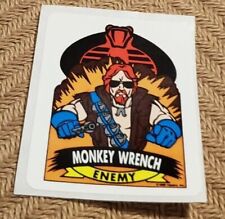 G. I. Joe Monkey Wrench Sticker 1986 Hasbro Milton Bradley picture