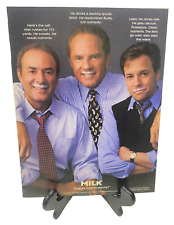 Al Michaels, Frank Gifford & Bob Costas Milk Mustache?   Professionally Mounted picture