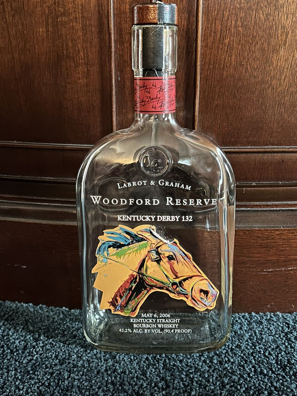 Woodford Reserve Labrot & Graham Kentucky Derby 132 Empty Bottle 2006