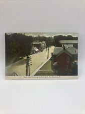 Vintage Postcard Main Street Looking South From R.R. Swanton Ohio picture