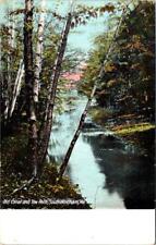 Old Canal and Tow Path, SOUTH WINDHAM, Maine Postcard - Hugh C. Leighton picture