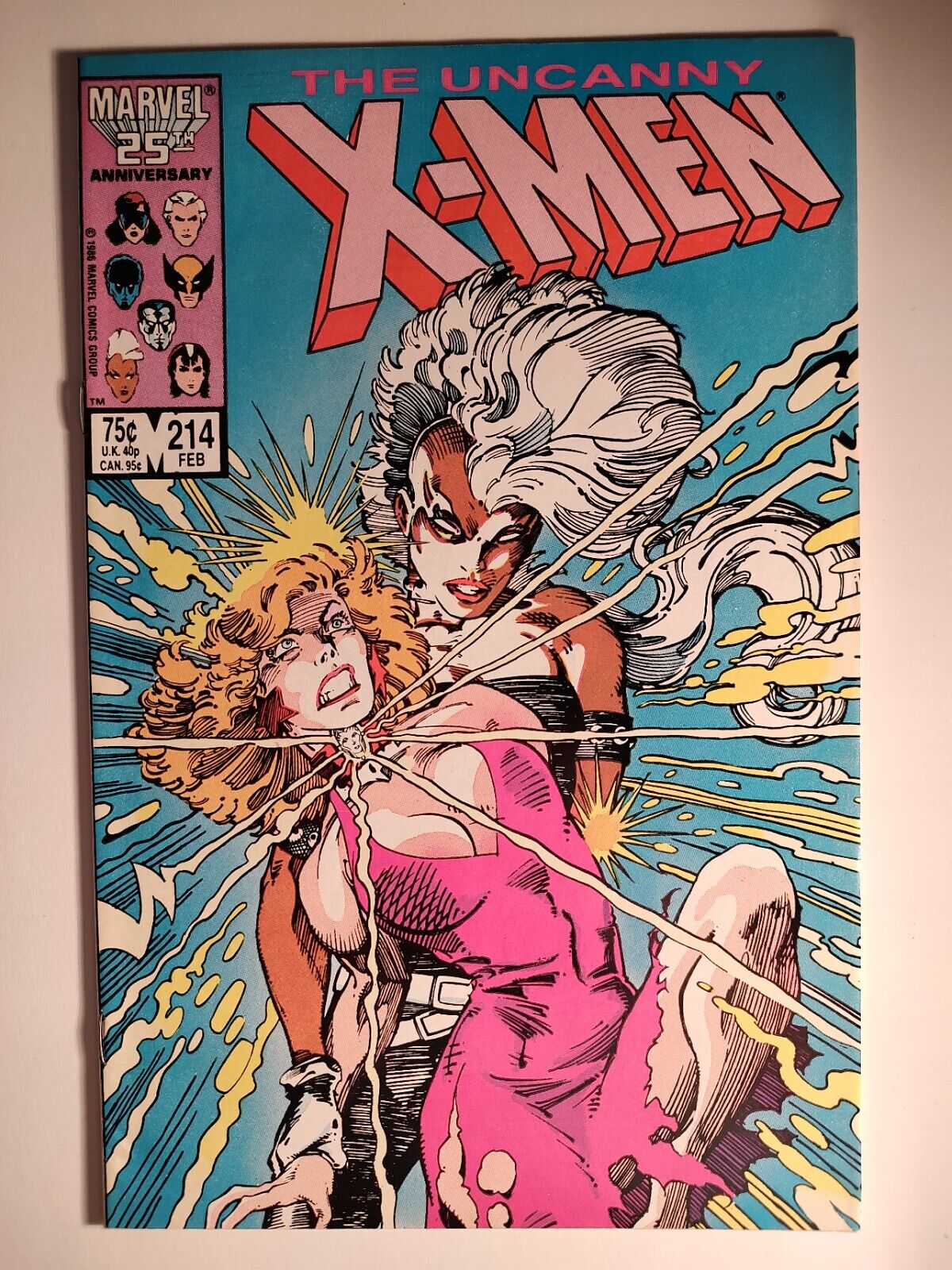 Uncanny X-Men #214, VF+/8.5, 1987, 1st app Malice, Dazzler, Barry Windsor-Smith 