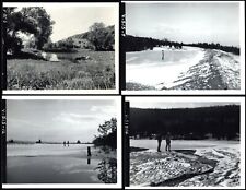 A. GIBB FARM - Rare 1957/65 PHOTOGRAPHS - Weybridge, VERMONT - Pond - 4 Photos. picture