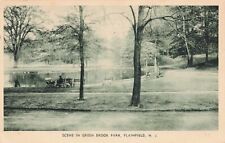Scene in Green Brook Park, Plainfield, NJ Vintage PC Stamped & Posted 1936 picture