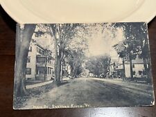 Main Street Saxtons River Vermont 1908 Postcard Le picture