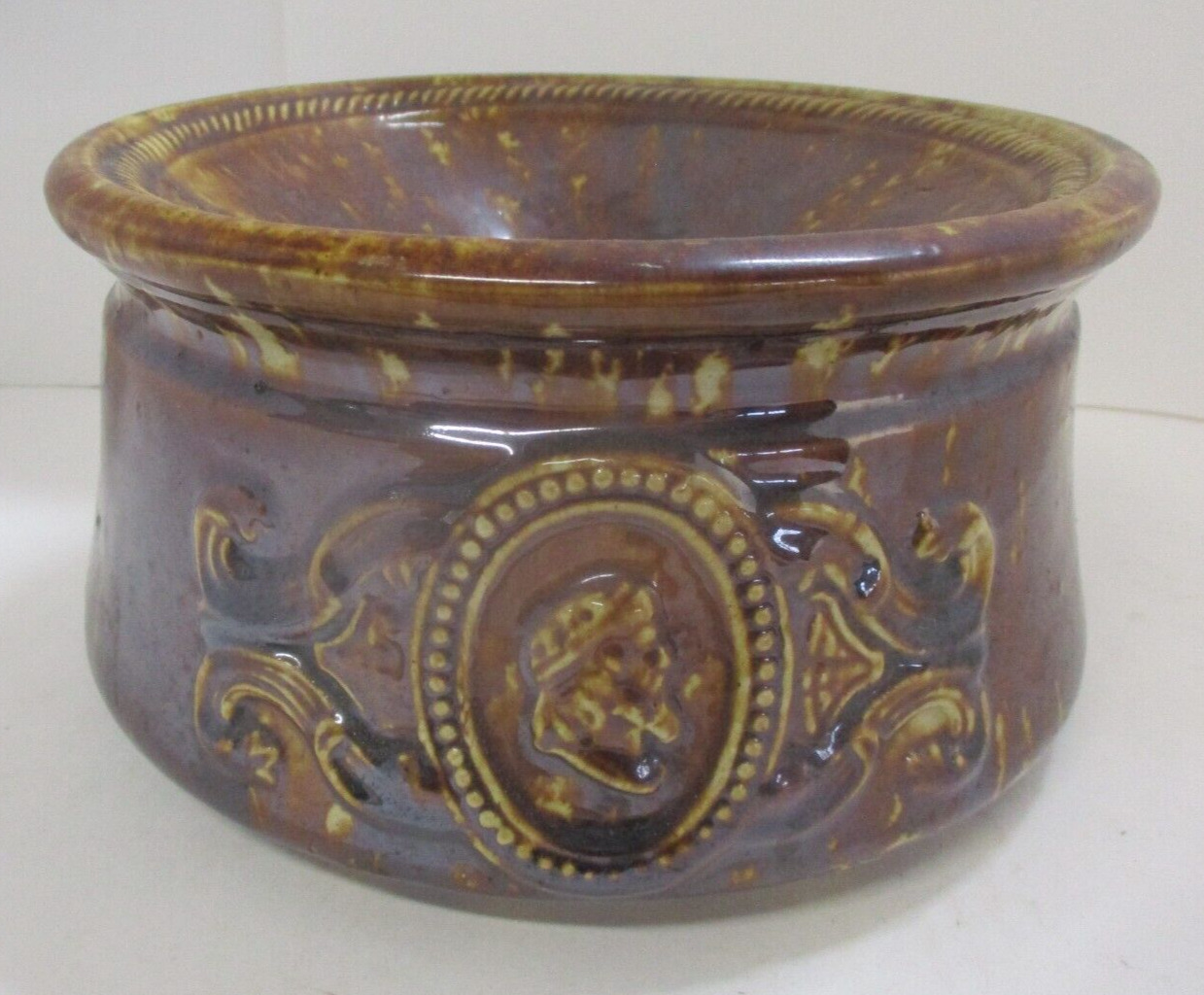 Vintage Bennington Pottery Spittoon