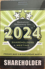 2024 BERKSHIRE HATHAWAY ANNUAL SHAREHOLDER MEETING PASS MAY 4 IN HAND NOW picture