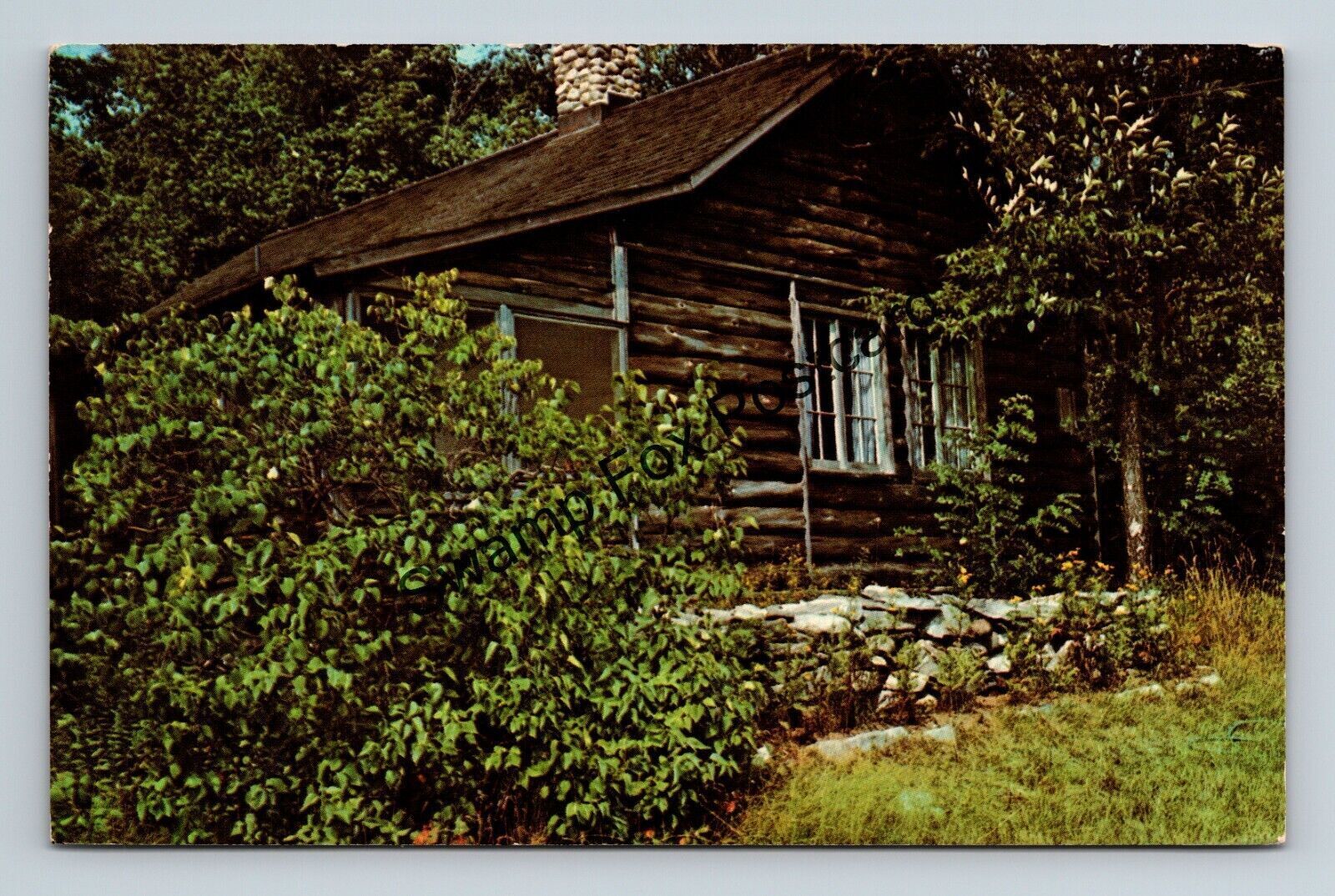 Postcard Robert Frost Cabin Ripton Vermont
