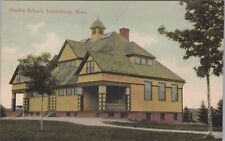 Lunenburg, MA: Center School - Worcester County, Massachusetts Postcard picture