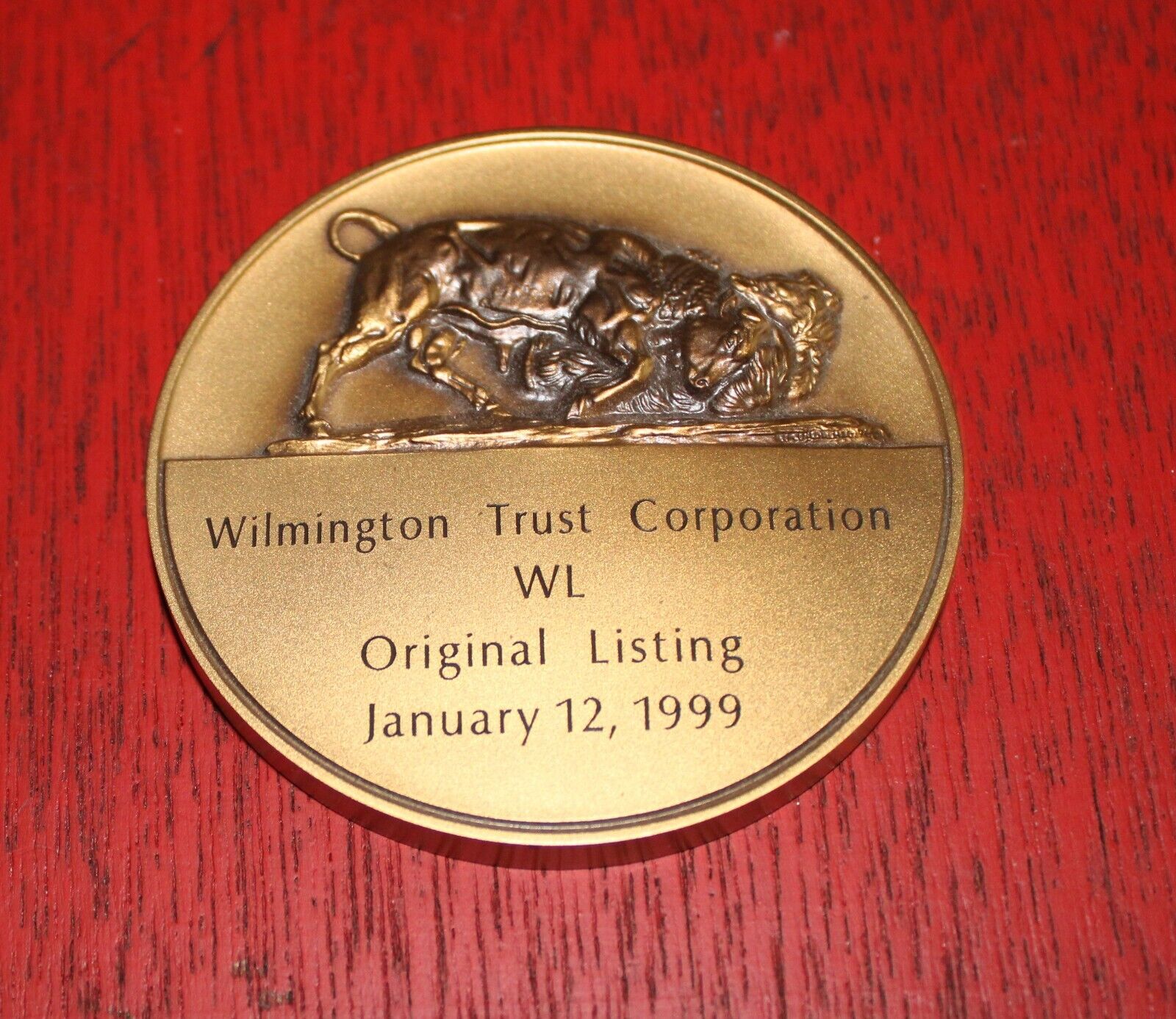 Wilmington Trust January 12  1999 Original Listing NYSE Bull/Bear & NYSE Medal