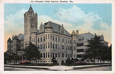 Chester High School, Chester, Pennsylvania, Early Postcard, Used in 1931 picture