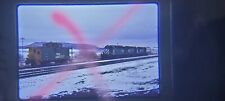 Railroad Slide 84 Burlington Northern EMDs And Caboose Montana picture