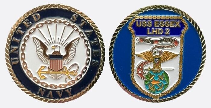 USS Essex LHD 2 Challenge Coin (Enlisted Version)