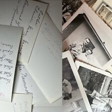 GENEALOGY PHOTO MYSTERY PIC FULL NAMES Vintage Black & White Identified Photo picture