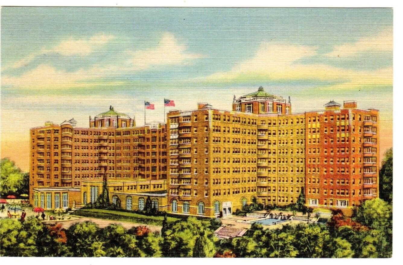 linen postcard: Shoreham Hotel, Washington DC; unused [320