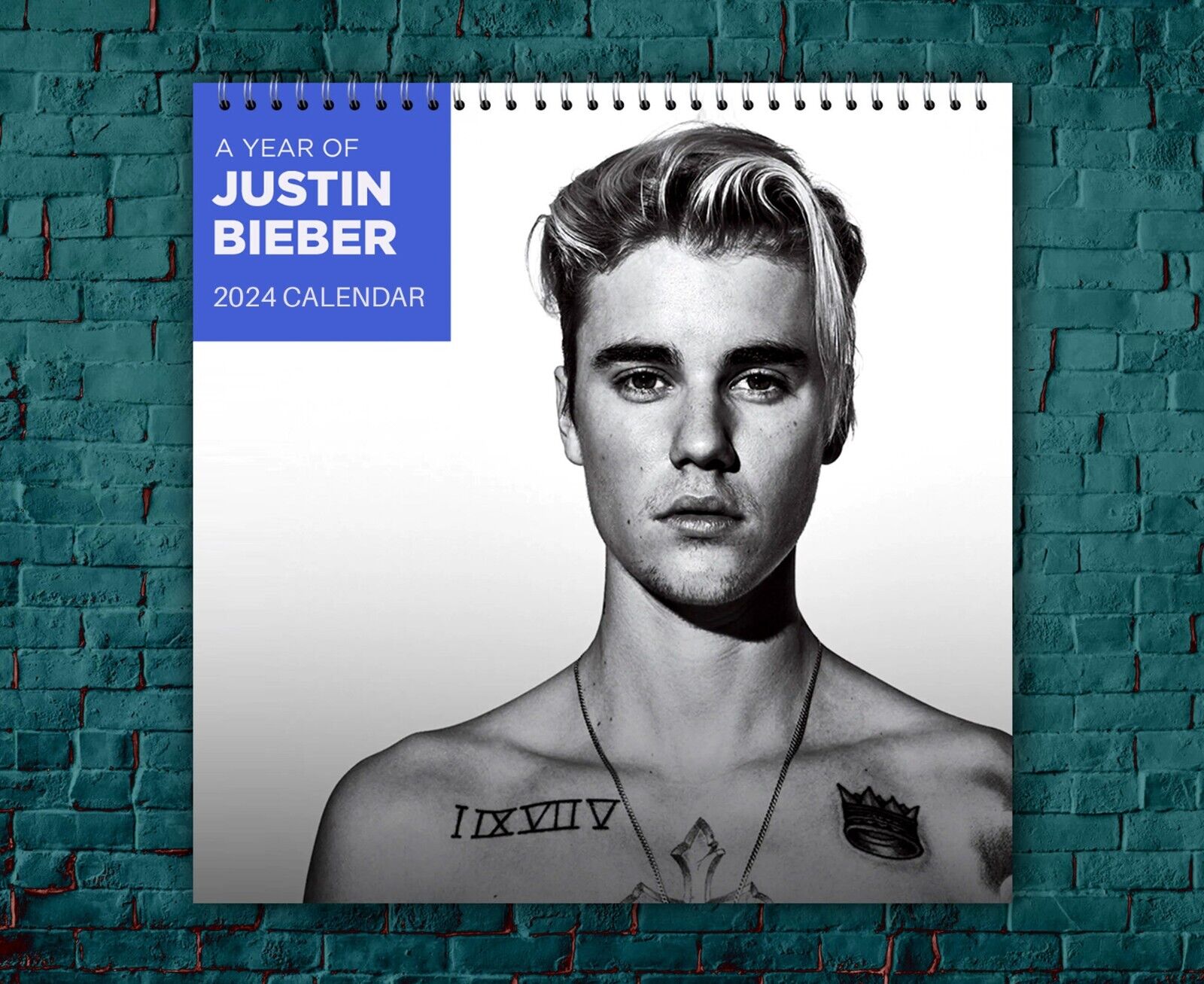 Justin Bieber Calendar 2024 Justin Bieber 2024 Celebrity Wall