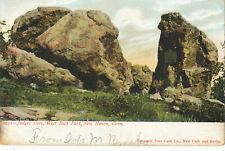 West Rock Park NEW HAVEN, CT /  SAYLORSBURG, PA  4 BAR CANCEL 1908 postcard picture