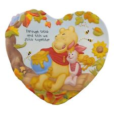 Bradford Exchange Disney Winnie the Pooh 3D Collector Plate - Where The Heart Is picture