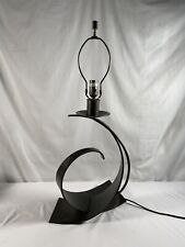 Heavy Large Hubbardton Forge Cast Iron Table Lamp Buffet Lamp #154Y1 picture