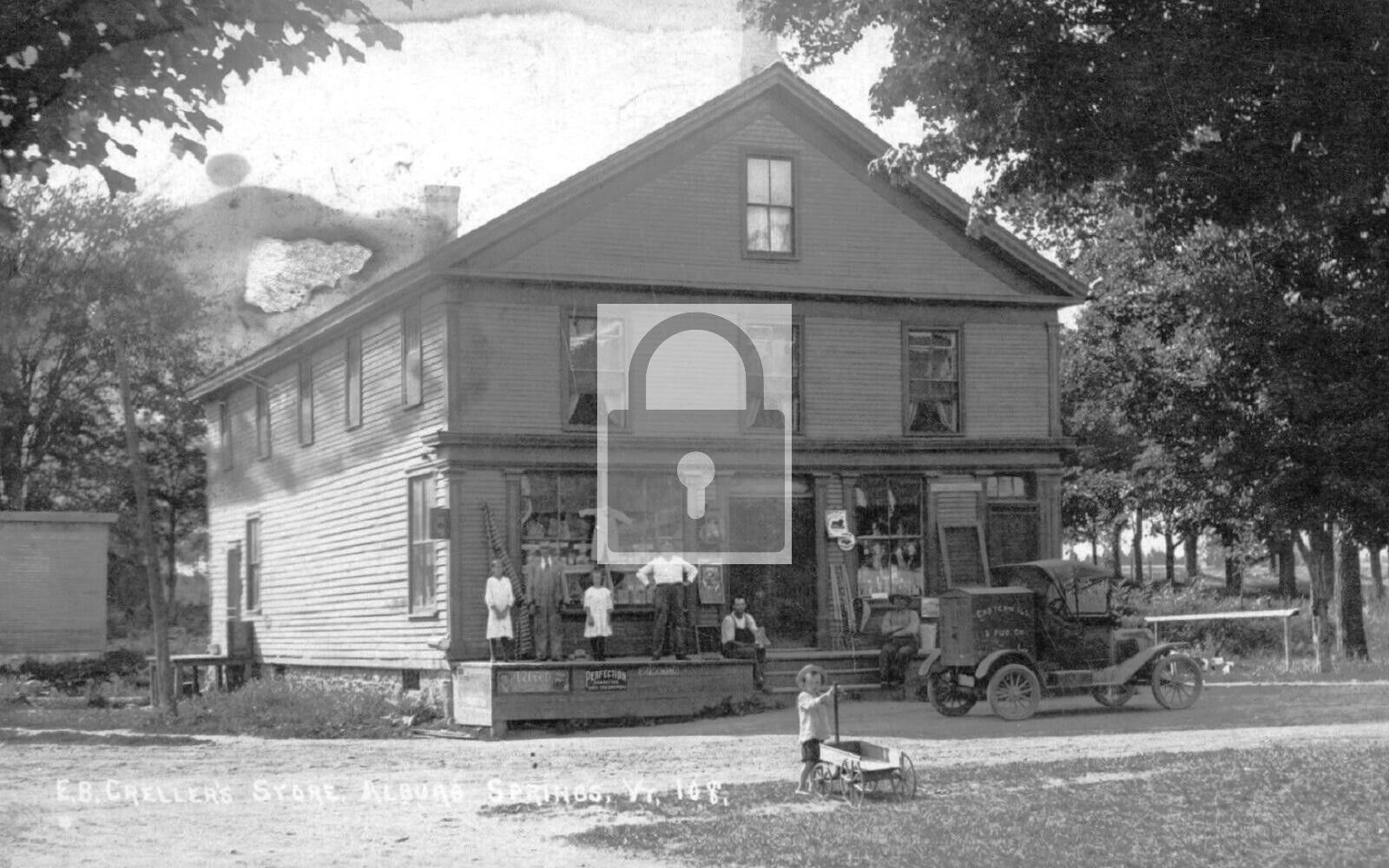 General Store & Residents Alburg Springs Alburgh Vermont VT - 4x6 Reprint