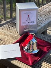 Reed & Barton 2023 Christmas Bell Annual Silver Ornament EUC Incomplete Box picture