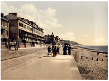 Sandgate. The Promenade. Vintage PC photochromy, photochromy, vintage photo picture