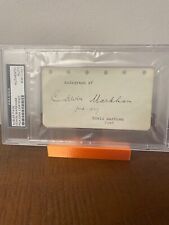 EDWIN MARKHAM - SIGNED AUTOGRAPHED ALBUM PAGE - PSA/DNA SLABBED & CERTIFIED picture