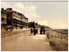 England. Sandgate. The Promenade. Vintage Photochrome by P.Z, Photochrome Zurich picture