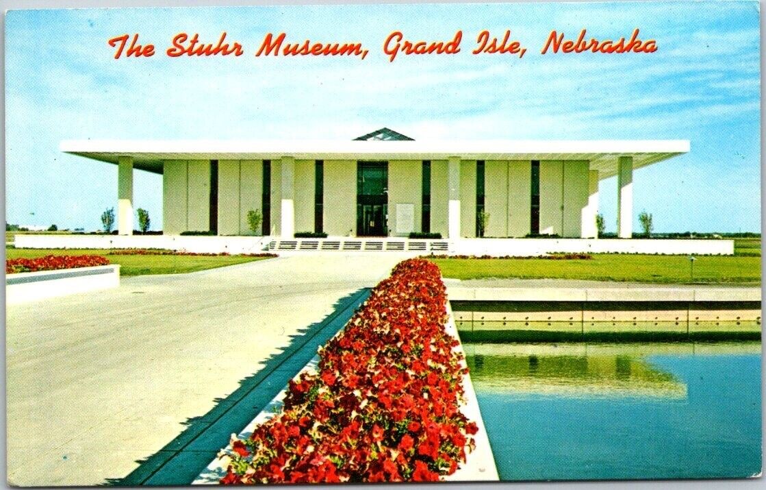 The Stuhr Museum Grand Isle Nebraska Vintage Chrome Postcard Unposted A72