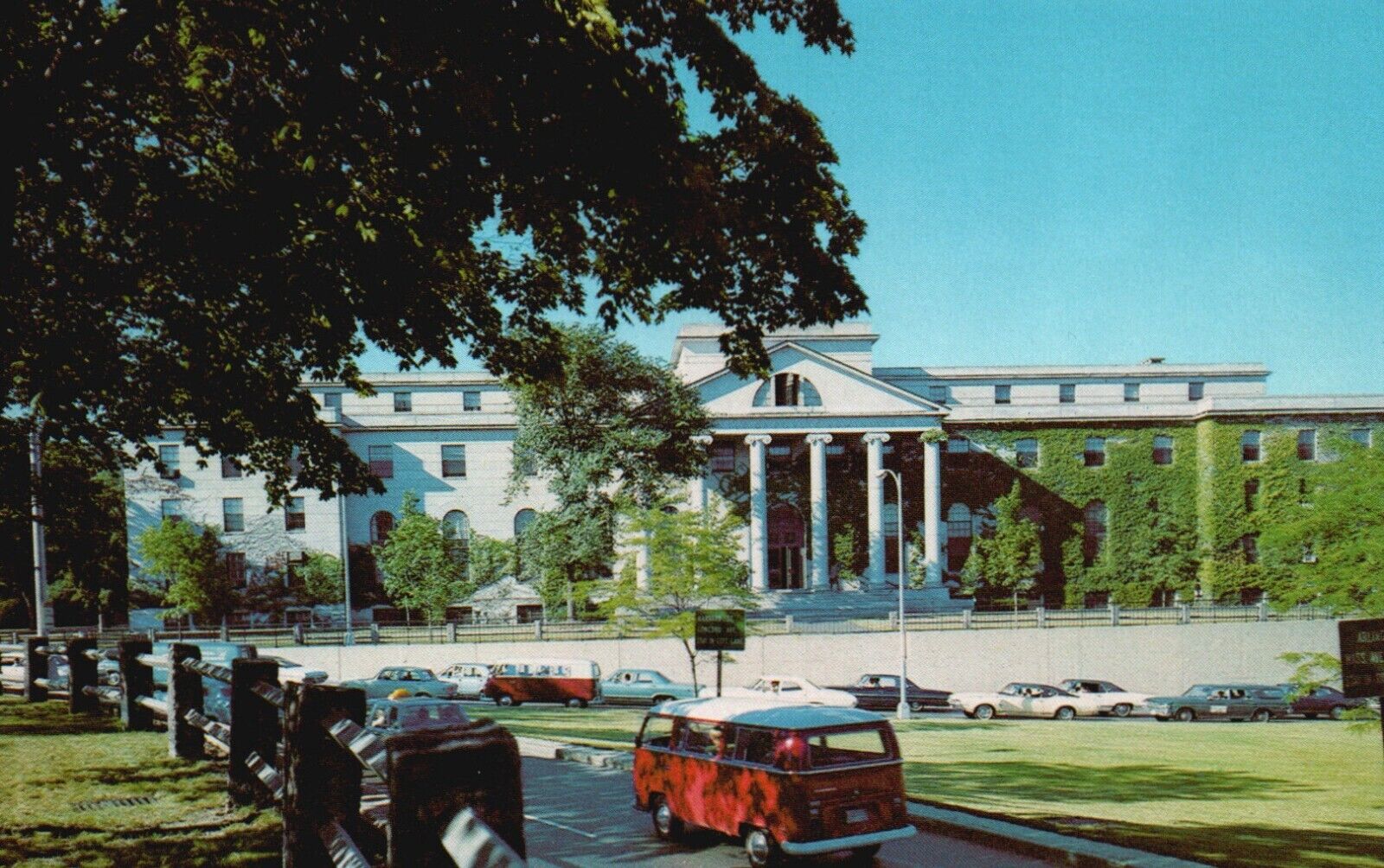 Cambridge, MA, Littauer Center, Harvard University, 1974 Vintage Postcard b6626