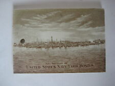 vtg 1917 Wedgwood CALENDAR TILE US Navy Yard Boston ship Jones McDuffee Stratton picture