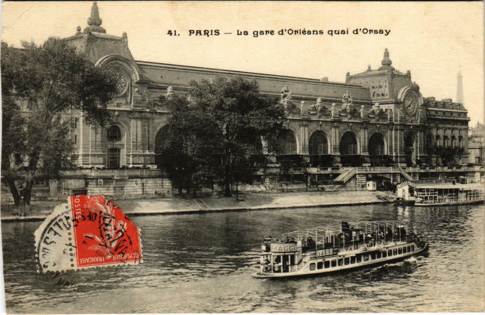 CPA PARIS 7th Gare d'Orleans Quai d'Orsay (970726)